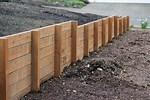 Wooden Retaining Wall