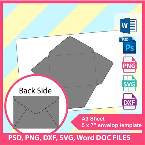 Word 5x7 Envelope Template