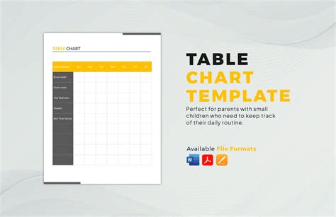 Word Chart Templates