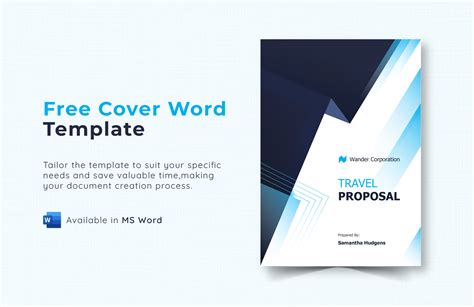 Word Cover Page Template