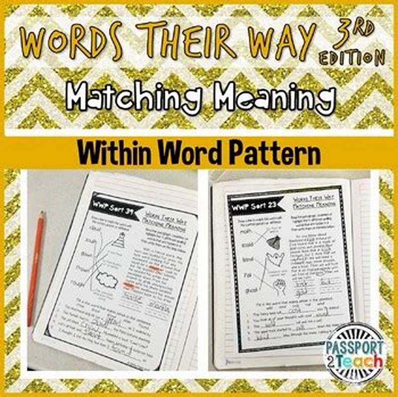 Word Pattern Matching