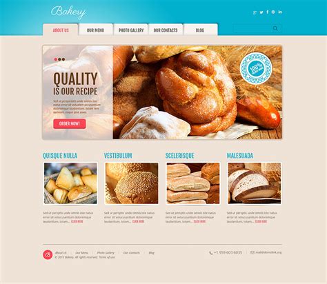 Wordpress Bakery Templates