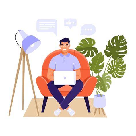 WF - Work From Home Illustration