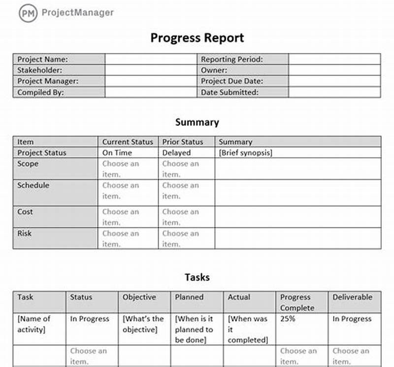 Work In Process Report Template