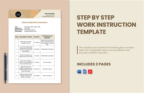 Work Instruction Templates