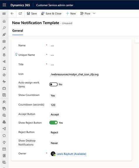Work stream should have notification templates set