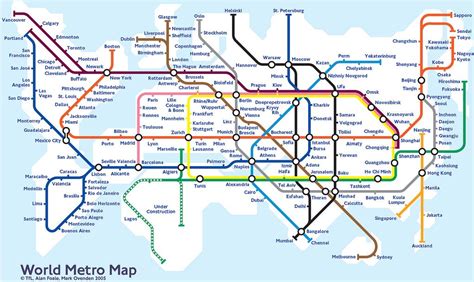 World Metro Map