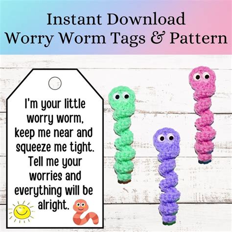 Worry Worm Poem Printable