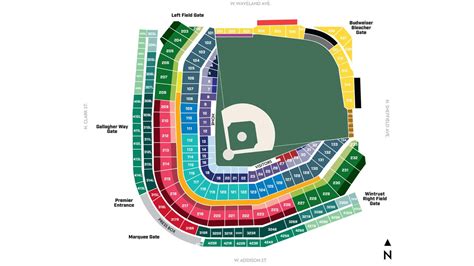 Wrigley Field Seating Chart Seat Numbers