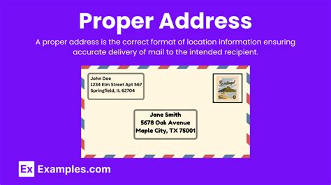 Writing Address
