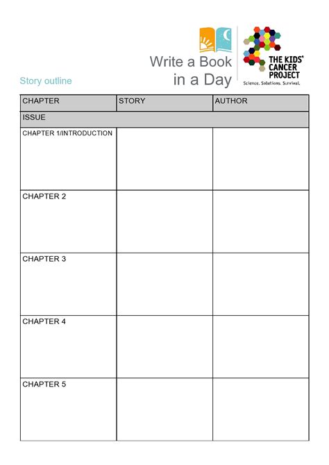 Writing Story Template