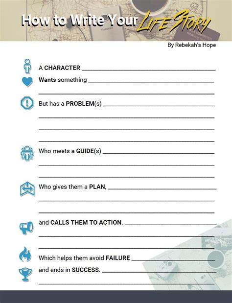Writing Your Life Story Template