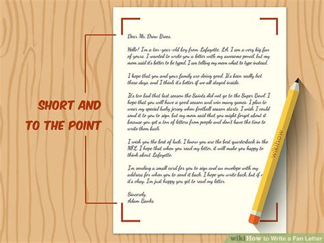Writing a fan letter
