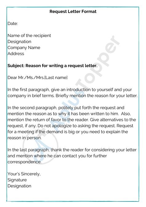 Writing a formal letter