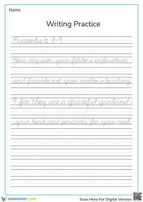 Writing practice