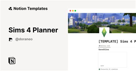 Written Templates For Cataloging Sims