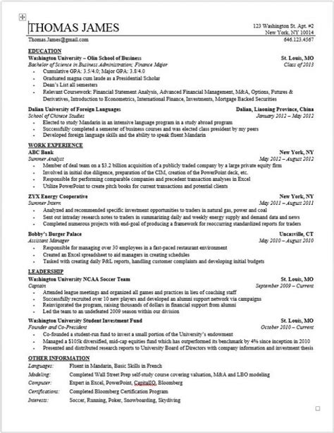 Wso Resume Template