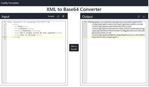 XML Base64 Encoding