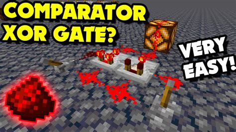 XOR Gate Minecraft