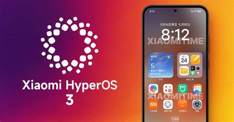 Xiaomi HyperOS logo and interface