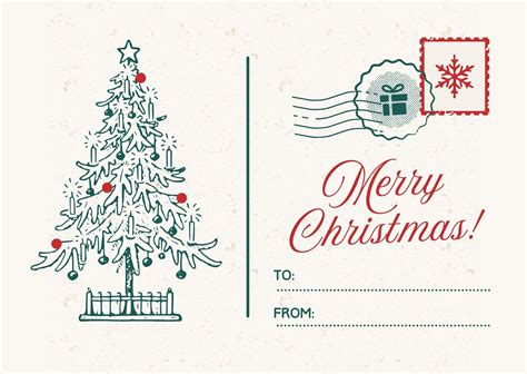 Xmas Card Design Template