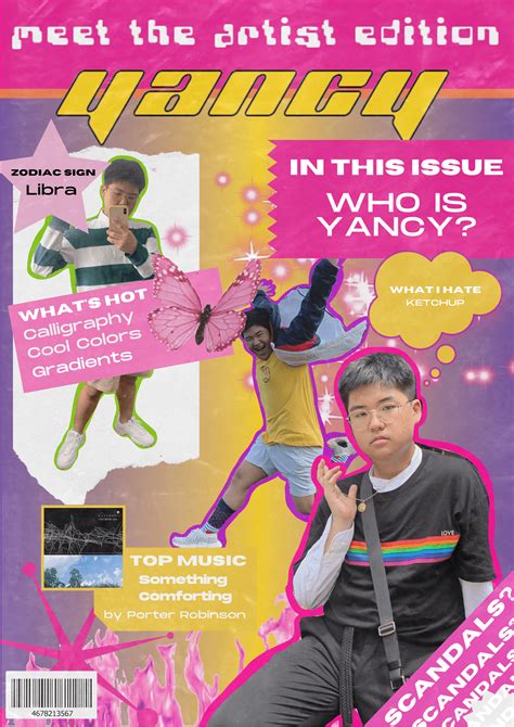 Y2k Magazine Template