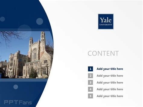 Yale Powerpoint Template
