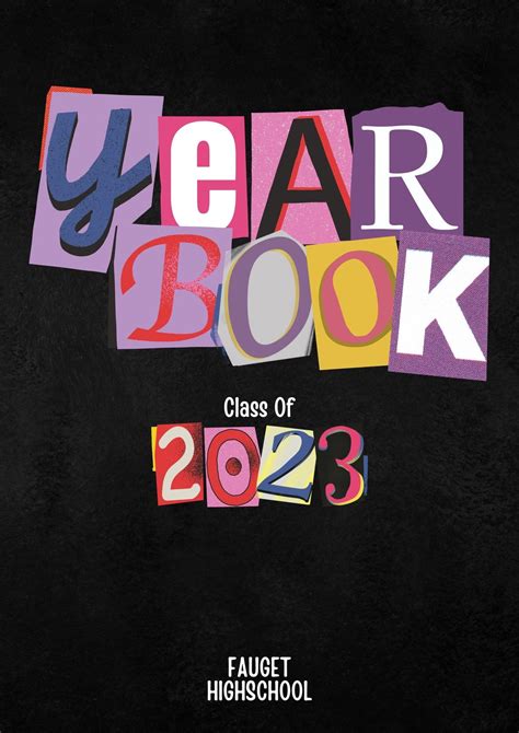 Yearbook Cover Template