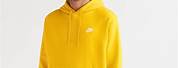 Yellow Nike Zipper Hoodie