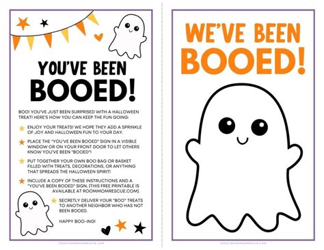 You've Been Booed Printable Sign