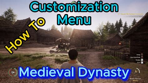 YouTube Customization Menu