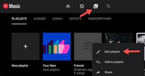 YouTube Music Collaborate Tab