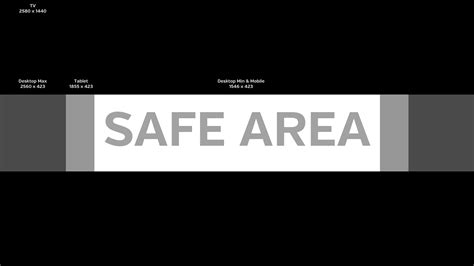 Youtube Banner Overlay Template