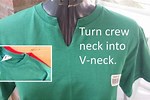Youtubevideohow to Change Crew Neck to a V-Neck