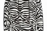 Zebra Print Hoodie Jacket