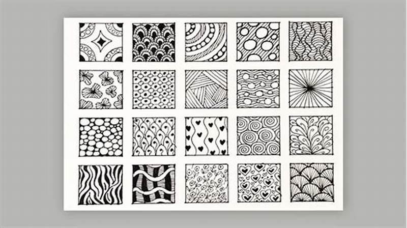 Zentangle Pattern Easy