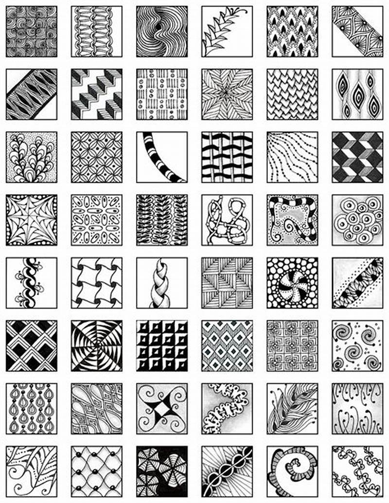 Zentangle Pattern Examples