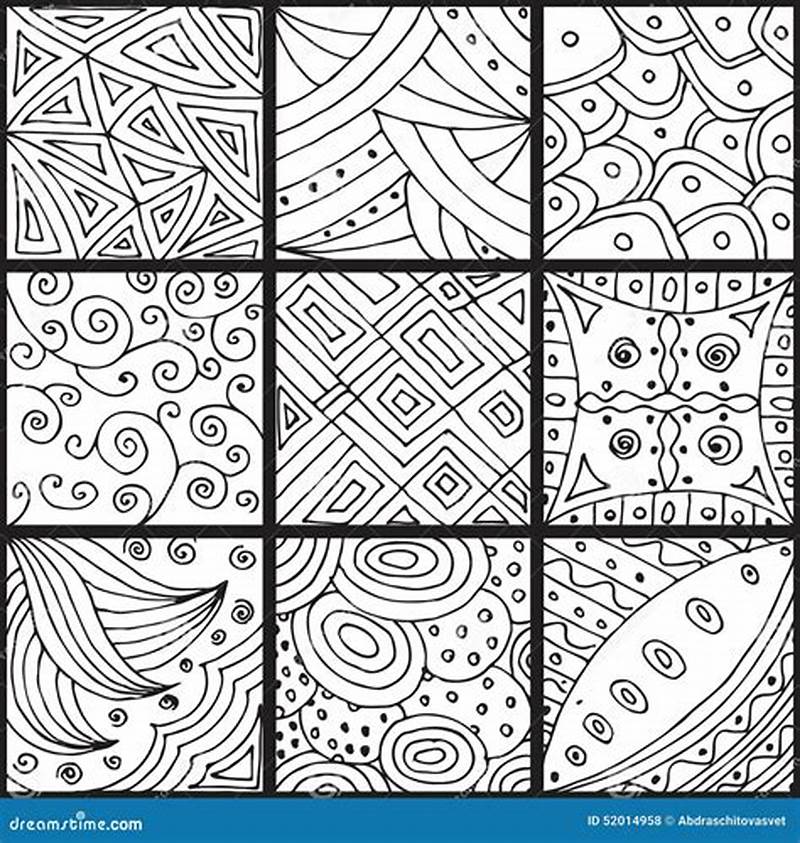 Zentangle Pattern Samples