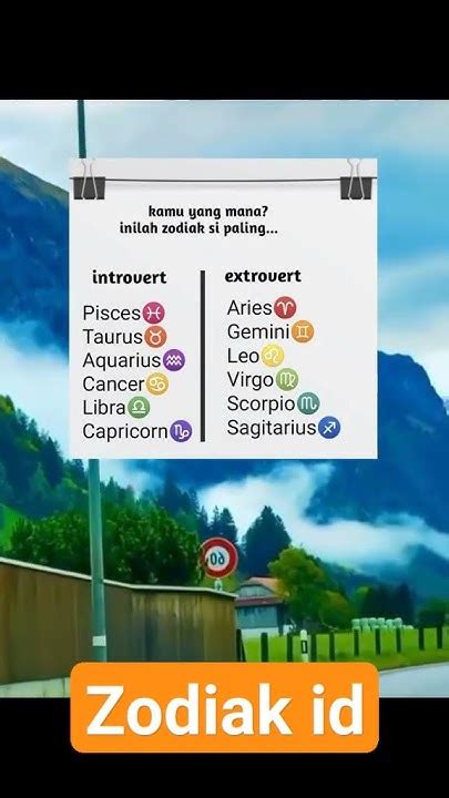 Zodiak Paling Introvert vs Ekstrovert