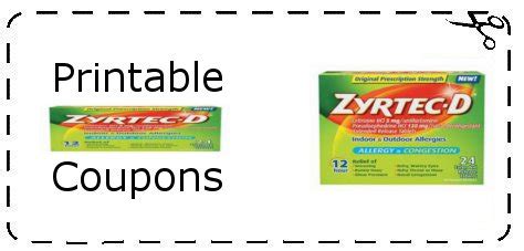 Zyrtec Coupons Printable