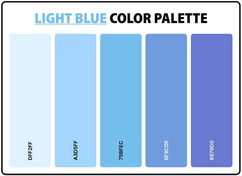 a light blue color code