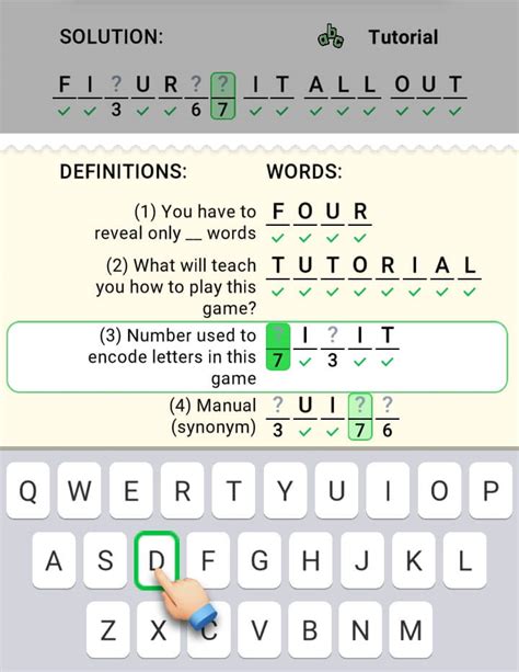 a list of words with definitions figgerits answers