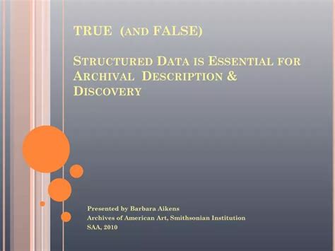 a presentation is a structured delivery of information true or false