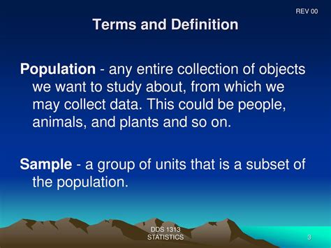 a subset of the units in a population is also known as a