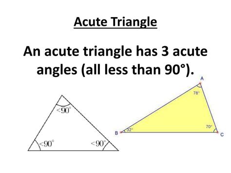 a triangle must have three acute angles true or false