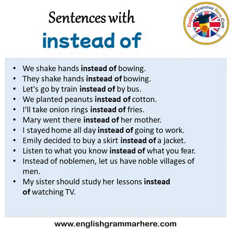 a word to use instead of for example