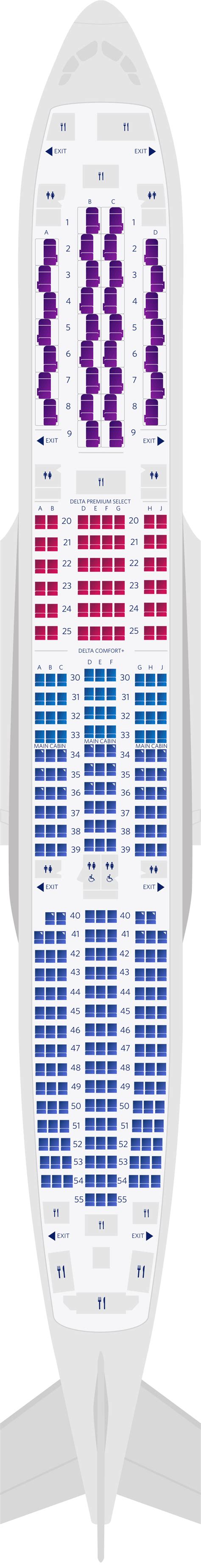 A350 Seating Chart