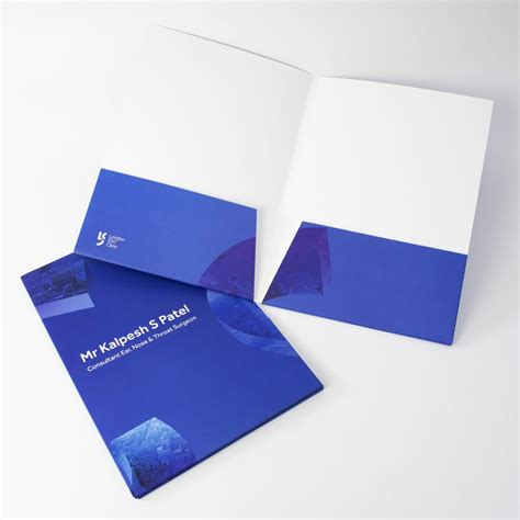 a4 presentation folder design