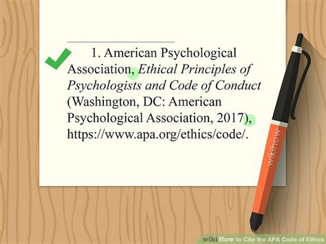 aamft code of ethics apa citation
