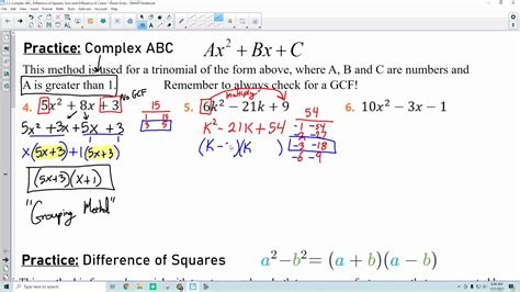 abc factor method